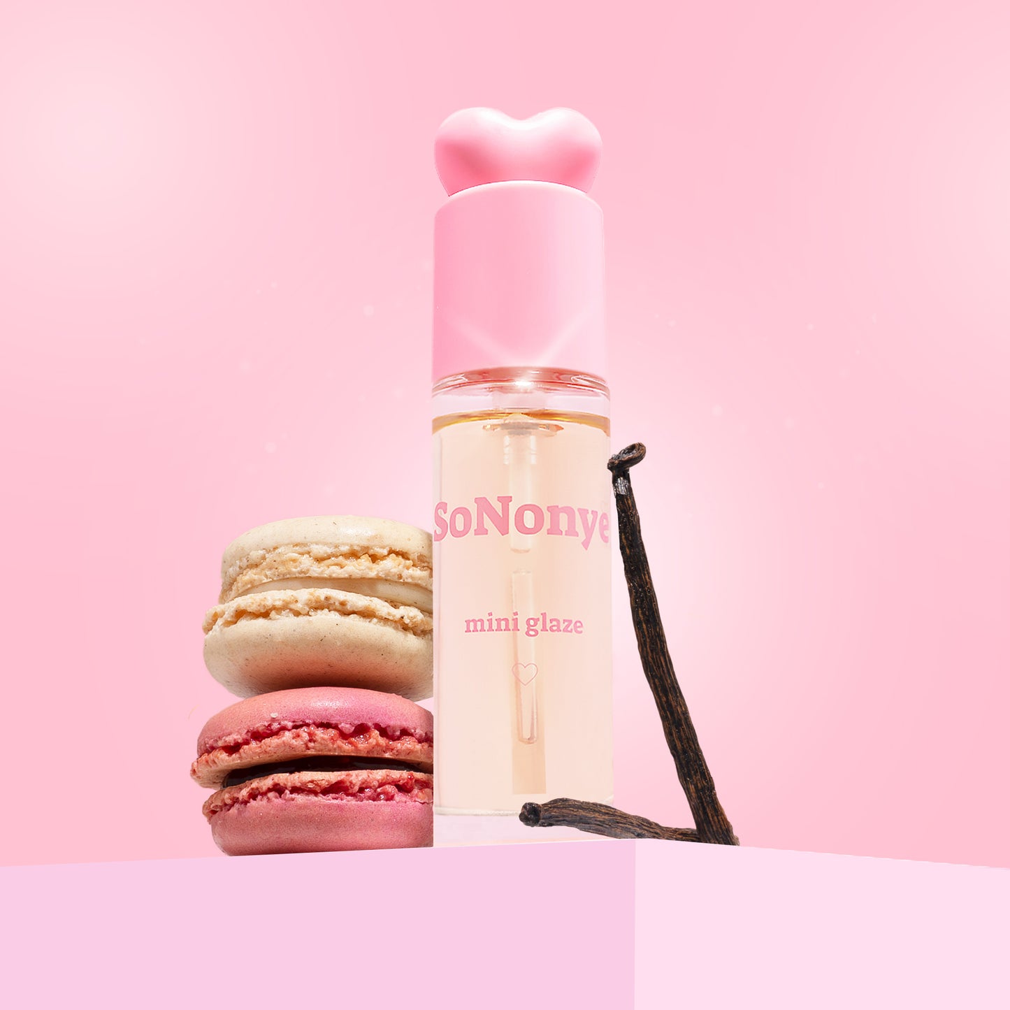 strawberry vanilla macaron body glaze